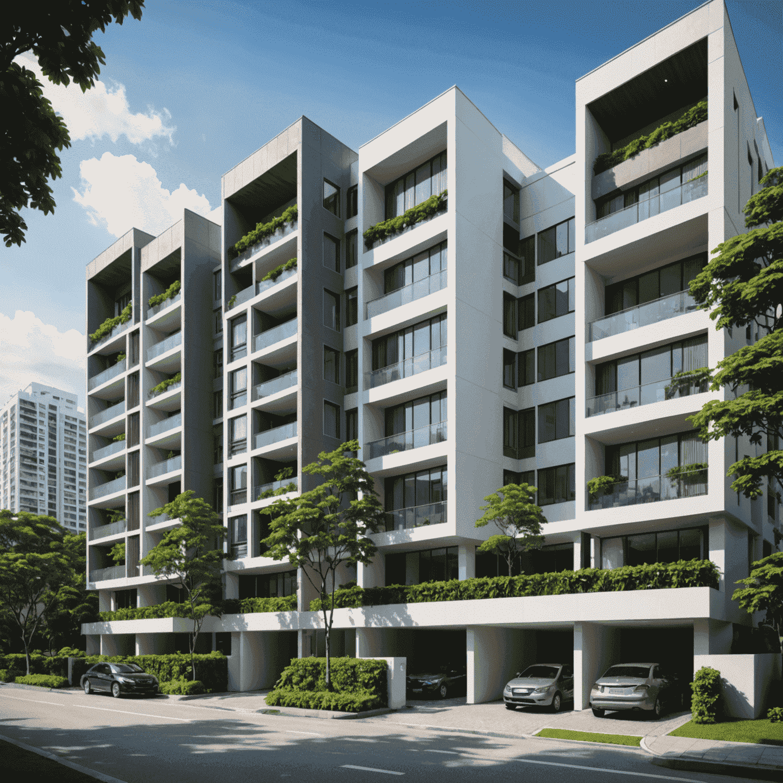 Modern Singapore condominiums and landed properties, representing various real estate investment opportunities